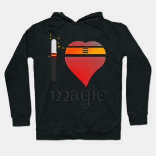 i love magic Hoodie